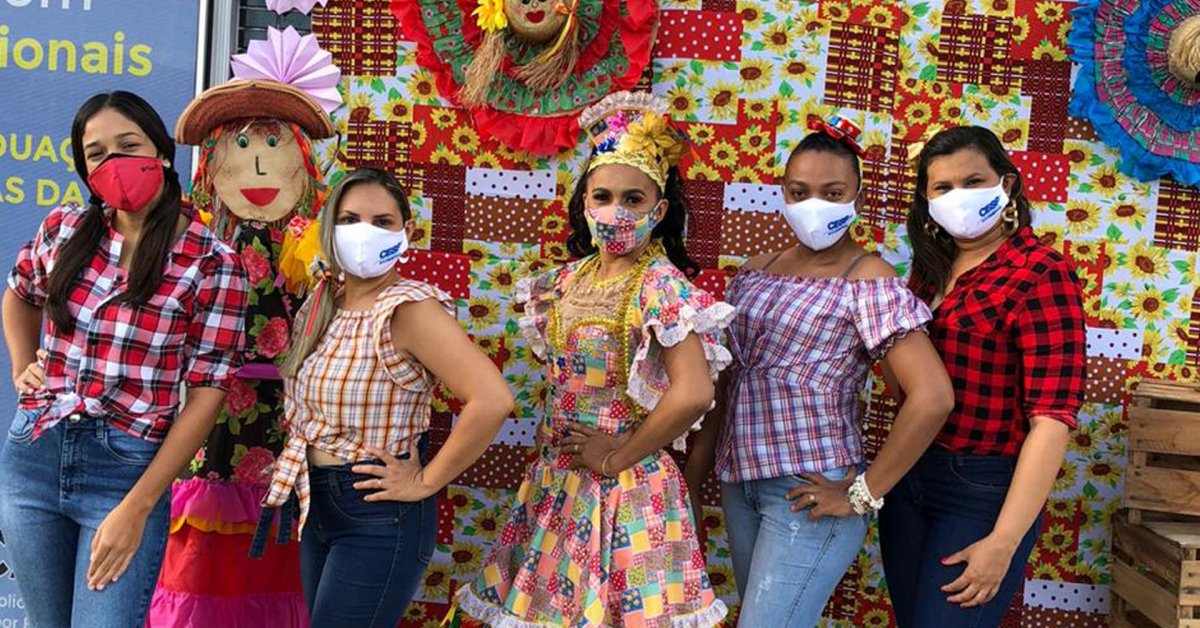 Cesp Objetivo inova em festa junina diferente durante